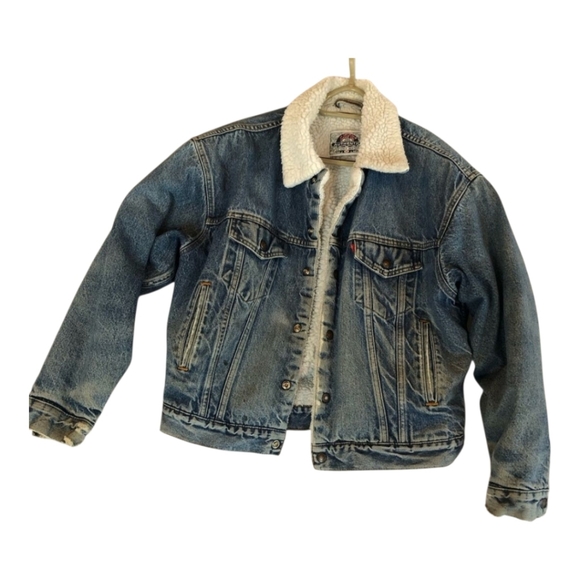 Levi's Other - Vintage 80’s 90’s Levi’s Sherpa Denim Truckers Jacket Size M